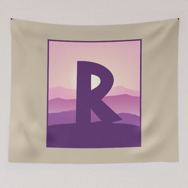 Item preview, Letter R - Pink Hills designed and sold by pixelinga.