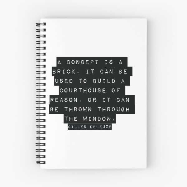 Item preview, Gilles Deleuze quote designed and sold by RJ123.