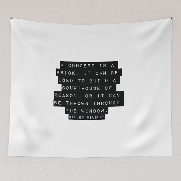 Item preview, Gilles Deleuze quote designed and sold by RJ123.