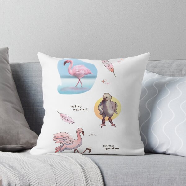 Item preview, lesser flamingo sticker sheet designed and sold by jacekia.