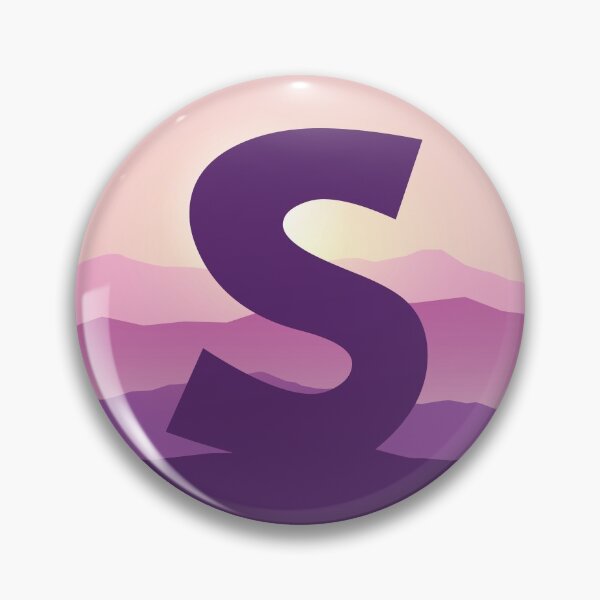 Item preview, Letter S - Pink Hills designed and sold by pixelinga.