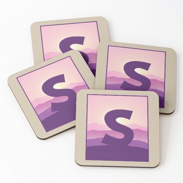 Item preview, Letter S - Pink Hills designed and sold by pixelinga.