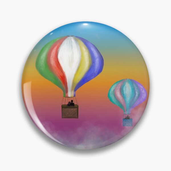 Item preview, Colorful Hot Air Balloons And Colorful Sky - Live the dream and rise above designed and sold by MFGB-Creations.