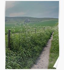 The path to the hill Poster