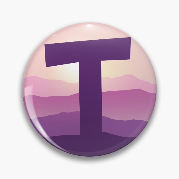 Item preview, Letter T - Pink Hills designed and sold by pixelinga.