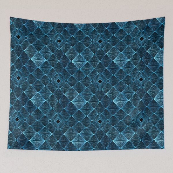 Item preview, Blue Rhombuses designed and sold by Maria  Gonzalez.