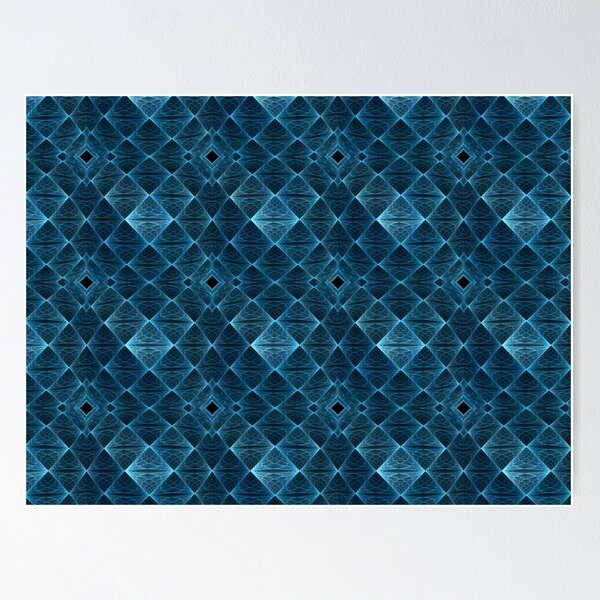 Item preview, Blue Rhombuses designed and sold by Maria  Gonzalez.