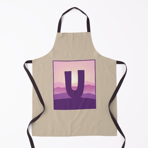 Item preview, Letter U - Pink Hills designed and sold by pixelinga.