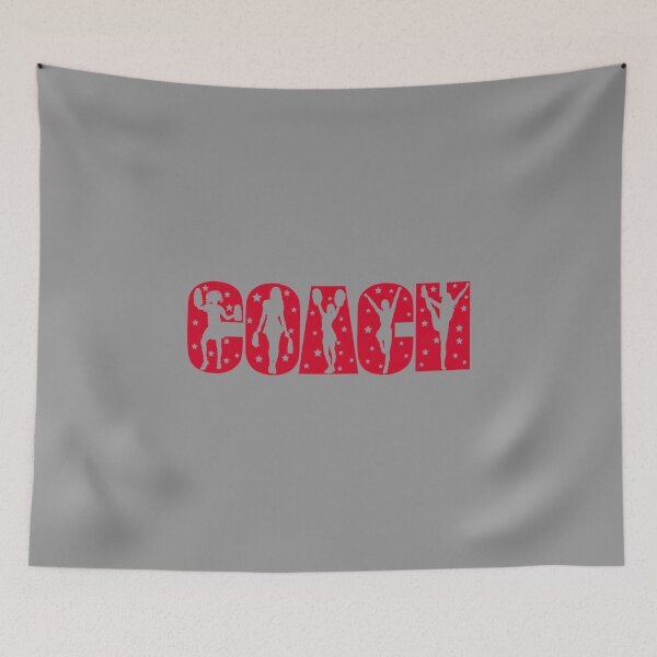 Item preview, Cheer Coach Proud Cheerleading Advisor Graphic print designed and sold by nikkidawn74.