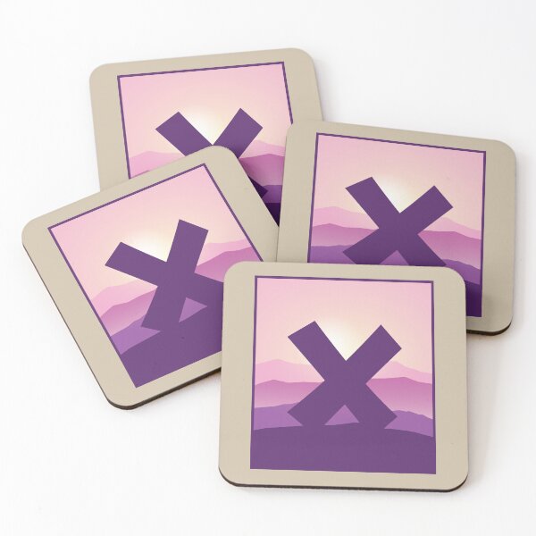 Item preview, Letter X - Pink Hills designed and sold by pixelinga.