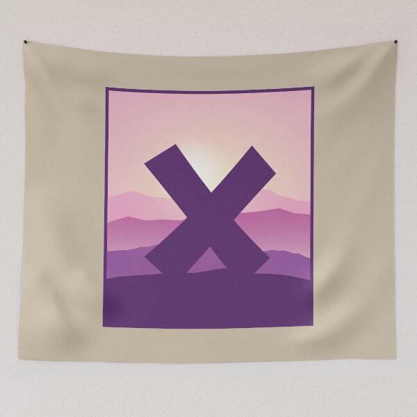 Item preview, Letter X - Pink Hills designed and sold by pixelinga.
