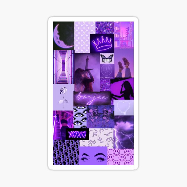 Purple Aesthetic Stickers Sticker For Sale By Swagnerpups Redbubble 3627