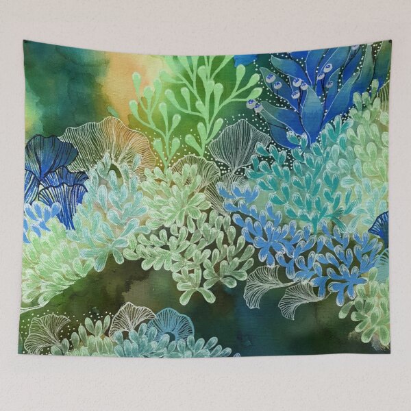Item preview, "Tangerine Seabed" Design designed and sold by The Chookies.