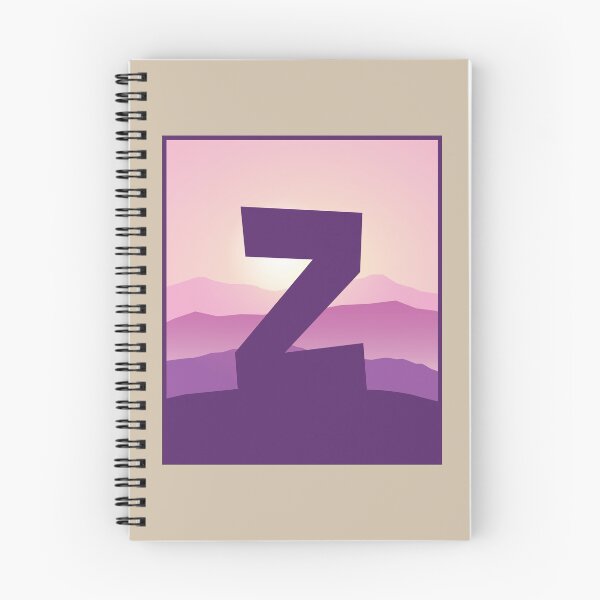 Item preview, Letter Z - Pink Hills designed and sold by pixelinga.