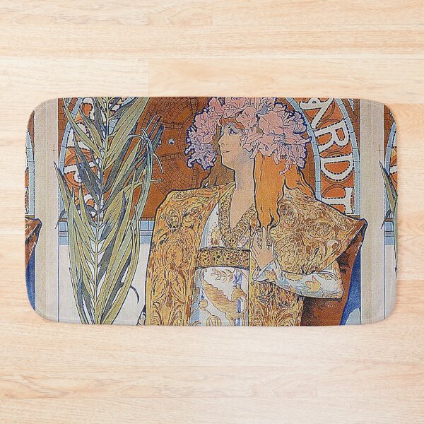 Item preview, Victorian Sardou's Gismonda Starring Sarah Bernhardt at the Theatre de la Renaissance in Paris - Alphonse Mucha - 1894 designed and sold by CJET.