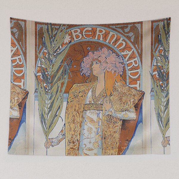 Item preview, Victorian Sardou's Gismonda Starring Sarah Bernhardt at the Theatre de la Renaissance in Paris - Alphonse Mucha - 1894 designed and sold by CJET.