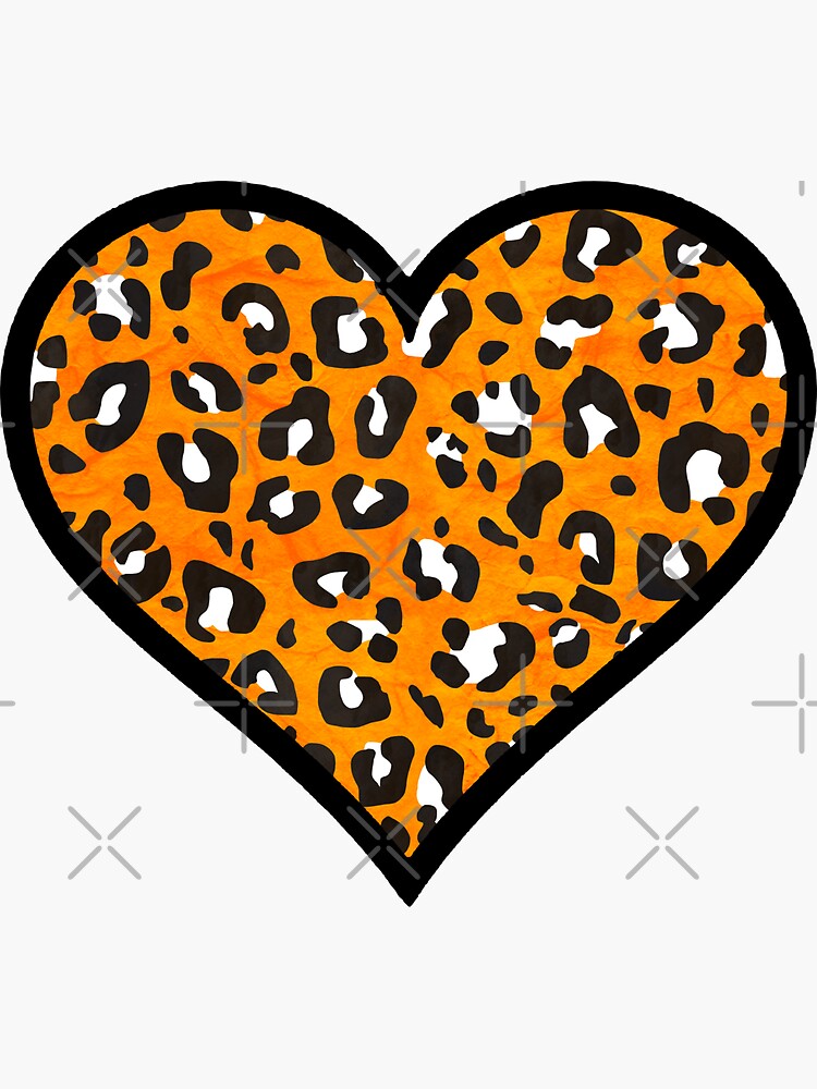 Leopard Print Heart