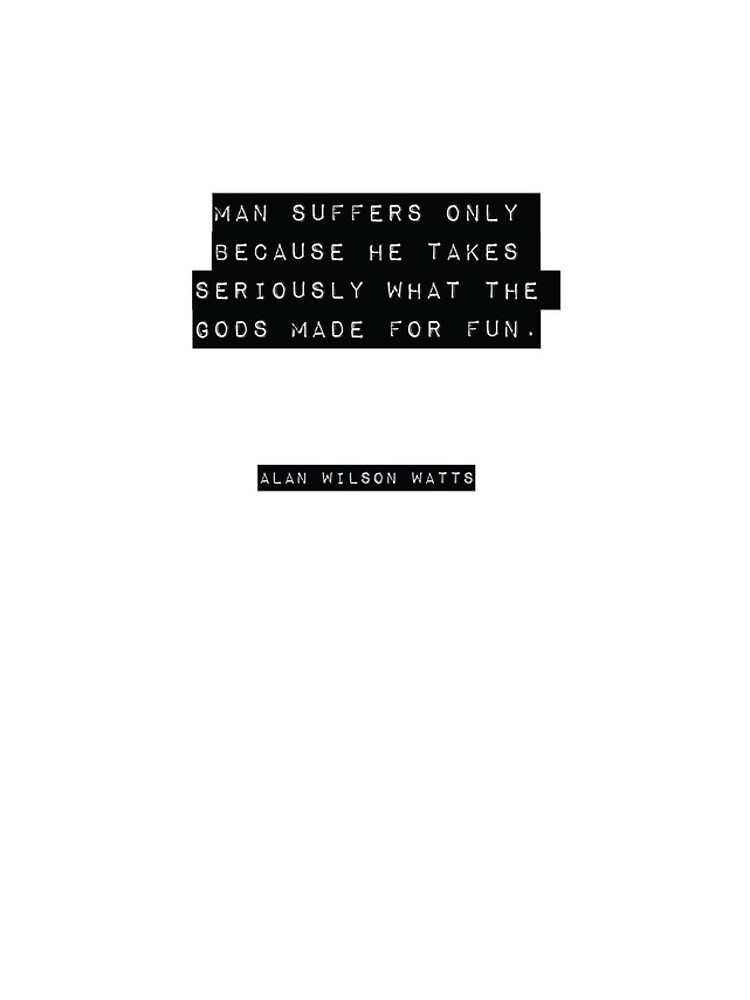 Aperçu 4 sur 4. Coque iPhone avec l'œuvre Alan Wilson Watts quote créée et vendue par RJ123.