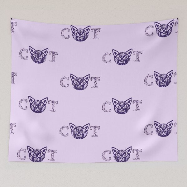 Item preview, CAT flower alphabet letter T-shirt designed and sold by earnss.