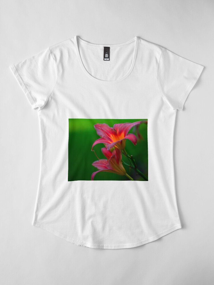 Alternate view of The beloved Lily by Yannis Lobaina Premium Scoop T-Shirt