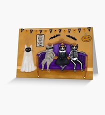 The Halloween Party Greeting Card