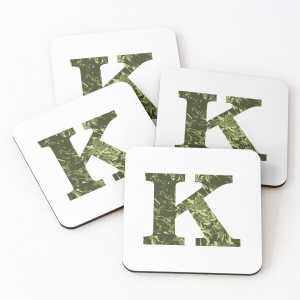 Item preview, Letter K, kappa - monogram pattern. designed and sold by patternsplus.