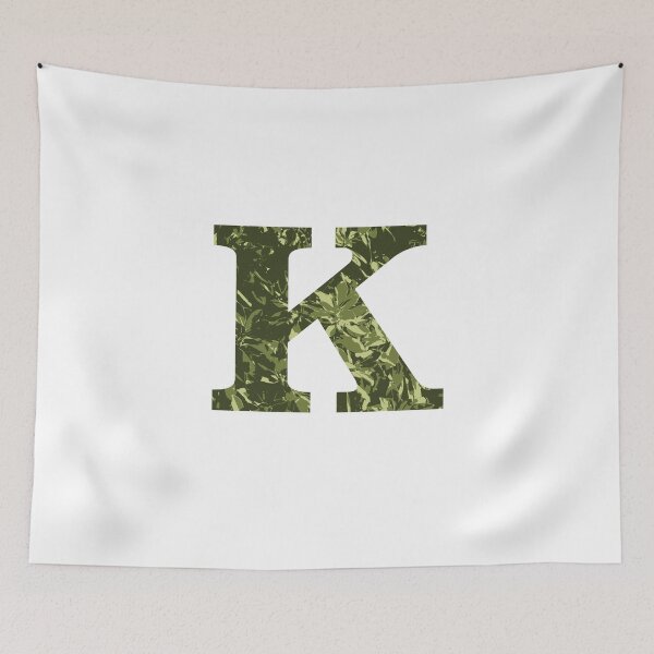 Item preview, Letter K, kappa - monogram pattern. designed and sold by patternsplus.