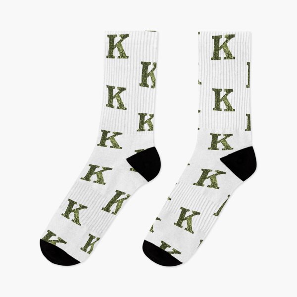 Item preview, Letter K, kappa - monogram pattern. designed and sold by patternsplus.