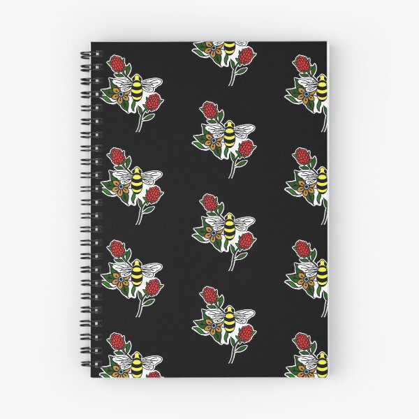 Item preview, Bees and Raspberries designed and sold by Niibidoon.