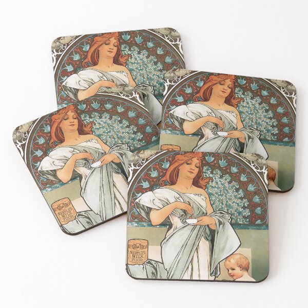 Item preview, Nestle's Food for Infants - Alphonse Mucha - 1897 designed and sold by CJET.
