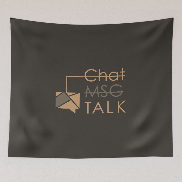 Item preview, No Chat No Message Only Talk designed and sold by feel-free-store.