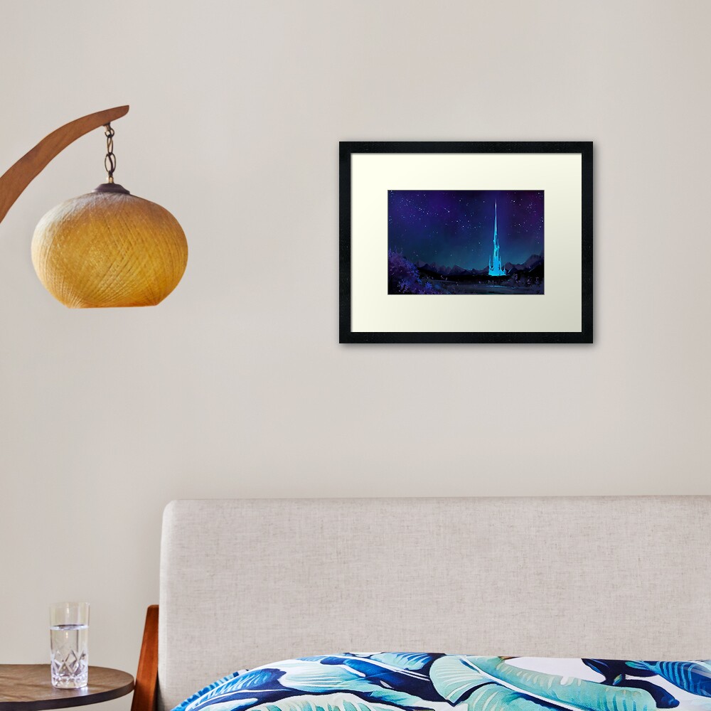 Item preview, Framed Art Print designed and sold by WhiteCatArt.