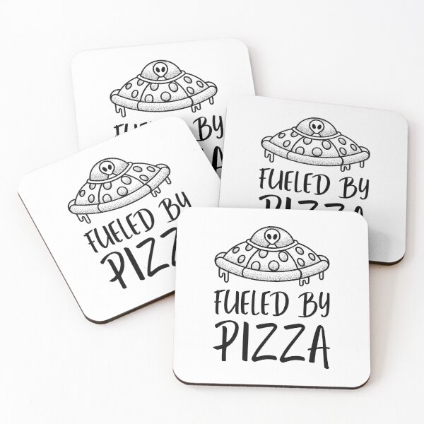 Item preview, Fueled by Pizza Black Flying UFO designed and sold by javes93.