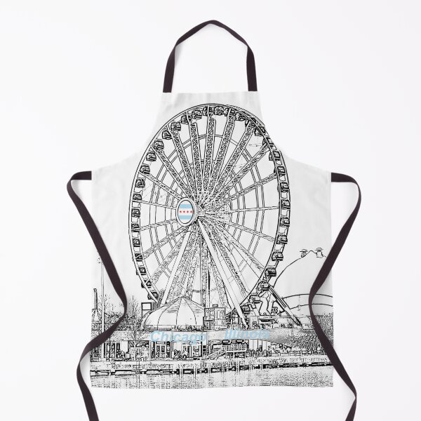 Item preview, Chicago, Illinois, US - Ferris Wheel, Pier and Lakefront designed and sold by leemcnut.