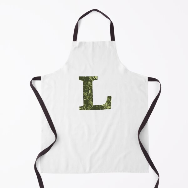 Item preview, The letter L - monogram green pattern designed and sold by patternsplus.
