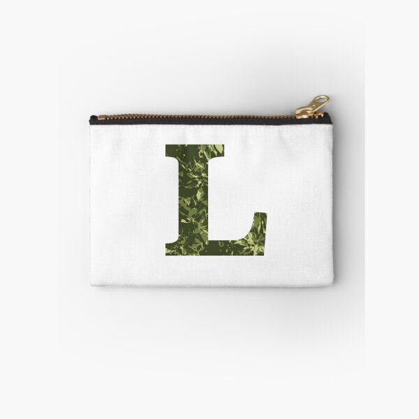Item preview, The letter L - monogram green pattern designed and sold by patternsplus.