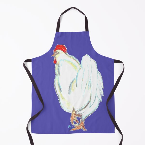 Item preview, Chanteclair White Rooster from behind designed and sold by Eejee-SK.