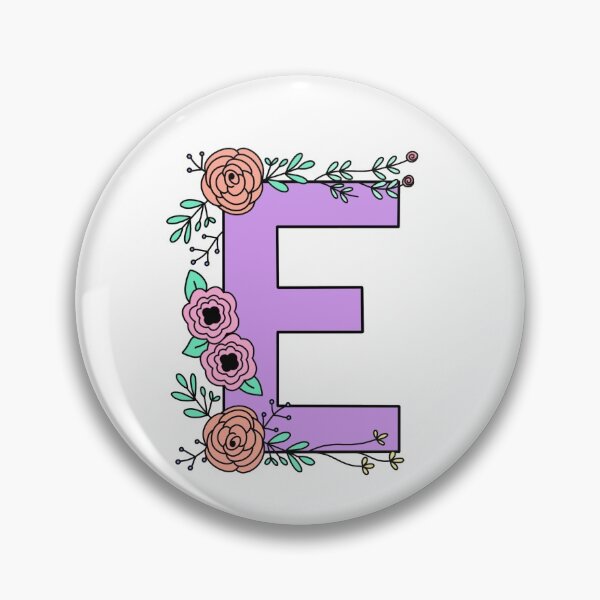 Item preview, Floral E designed and sold by calligraflo.
