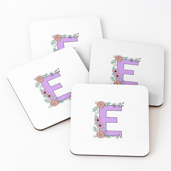 Item preview, Floral E designed and sold by calligraflo.