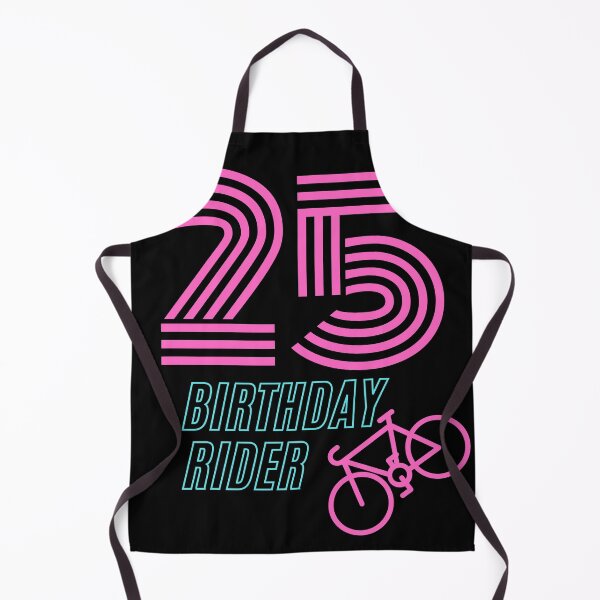 Item preview, 25th birthday rider bike cycling gravel designed and sold by shopbikeshirt.