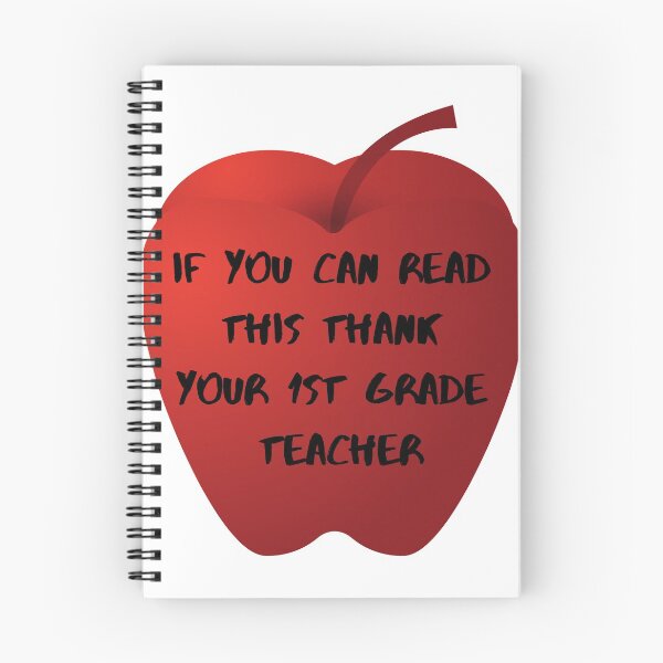 Item preview, Thank Your First Grade Teacher designed and sold by PositCat.