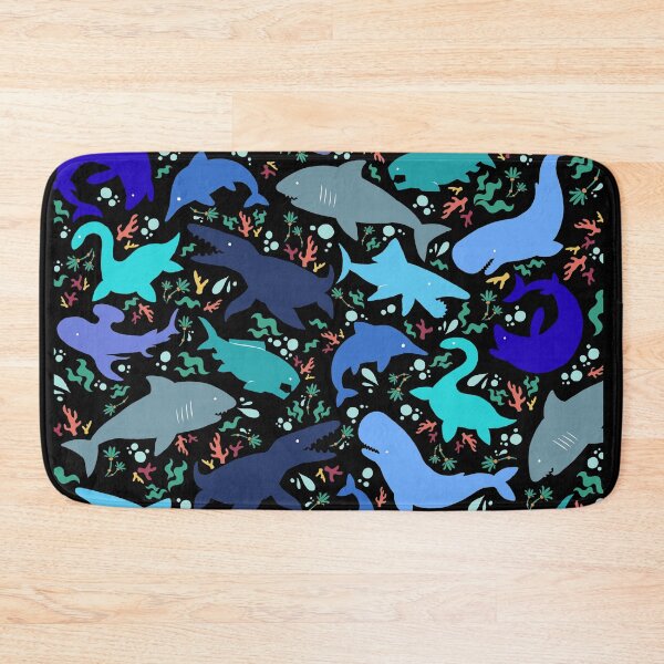 Item preview, Prehistoric Sea Creatures (Black) designed and sold by KBMasquerade.