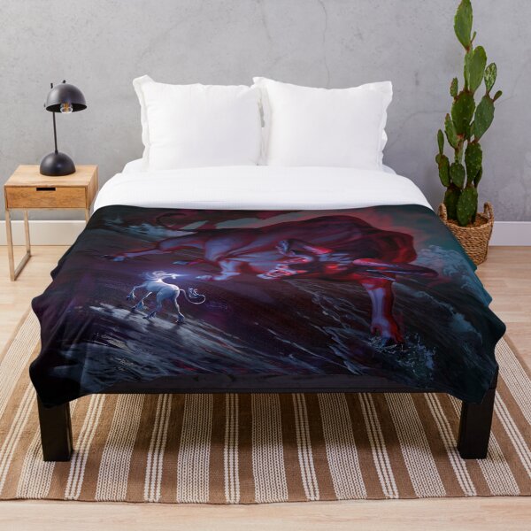 The Last Unicorn Throw Blanket