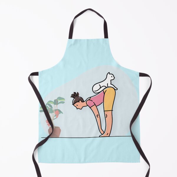 Item preview, YOGA WITH CAT Forward bending designed and sold by Trio's Stuff.
