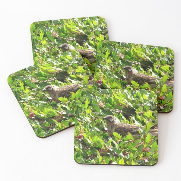Item preview, Wattlebird amongst Grevillea designed and sold by Marilyn Harris.