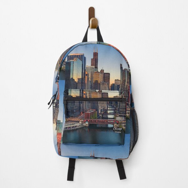 Item preview, Chicago, Illinois, US - Chicago Skyline & Chicago River designed and sold by leemcnut.