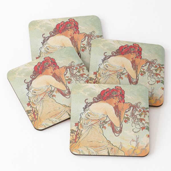 Item preview, Summer - Alphonse Mucha - 1896 designed and sold by CJET.