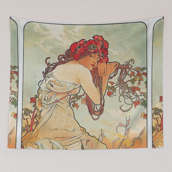 Item preview, Summer - Alphonse Mucha - 1896 designed and sold by CJET.