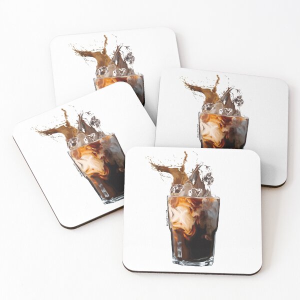 Item preview, splashing iced latte designed and sold by colorfullyso.