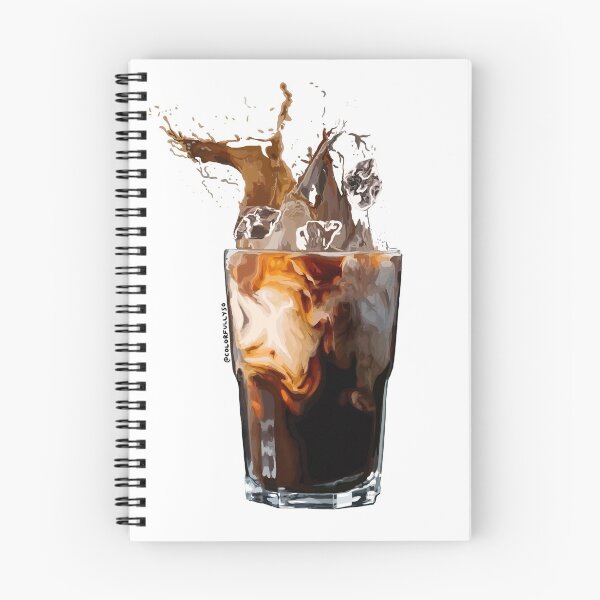 Item preview, splashing iced latte designed and sold by colorfullyso.